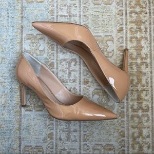 Tony Bianco Nude Patent Leather Pump